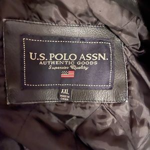 Polo leather jacket